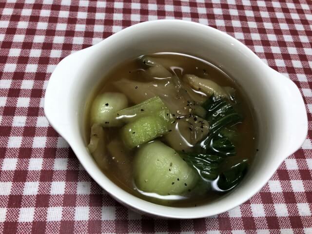 ヨシケイ 食彩 ザーサイ入り中華スープ