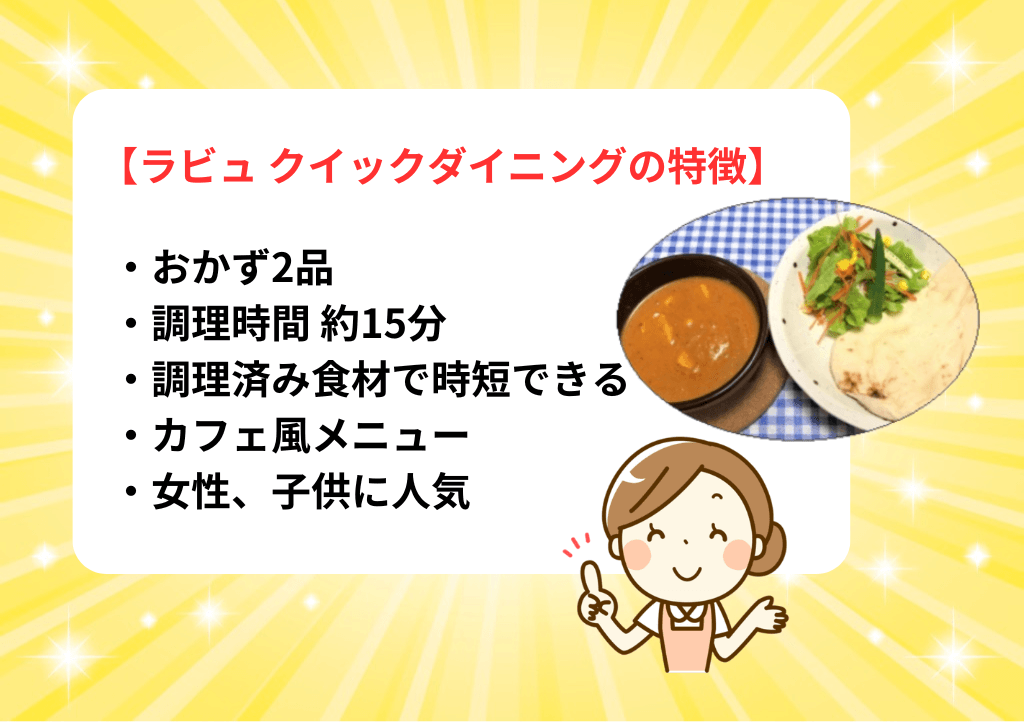 ラビュ クイックダイニング(カフェ風メニューを手軽に)