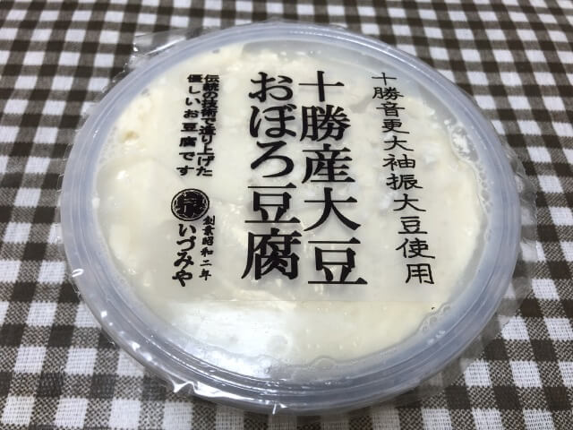 「中野・いづみや」十勝大豆おぼろ豆腐